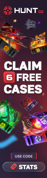 HUNT.GG - Claim 6 Free Cases with code STATS